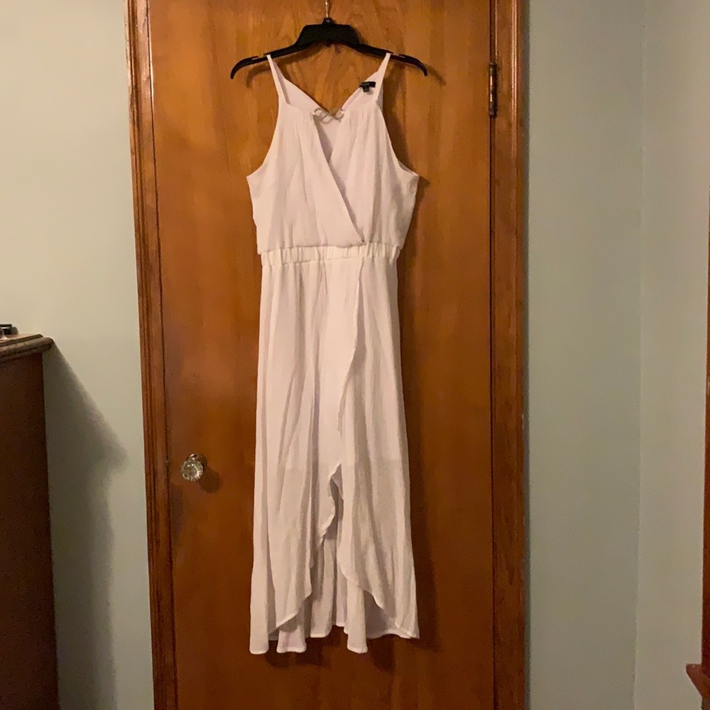 White midi A.U.W toga dress